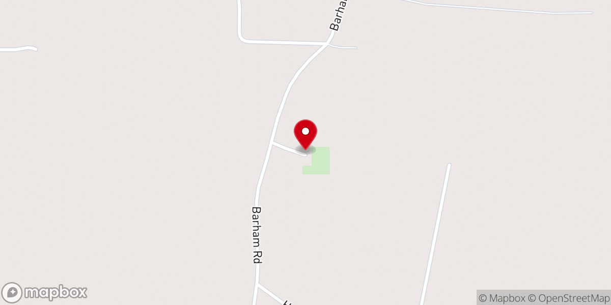 Map showing location of Pleasant View Church