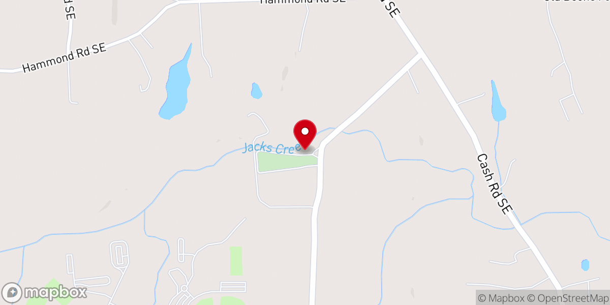 Map showing location of Wesley Chapel Methodist Church