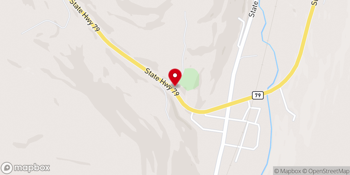 Map showing location of Highland Chapel