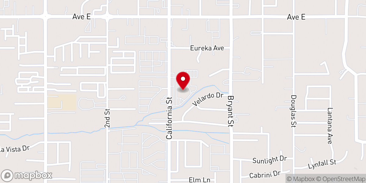 Map showing location of St Frances X Cabrini Catholic Church