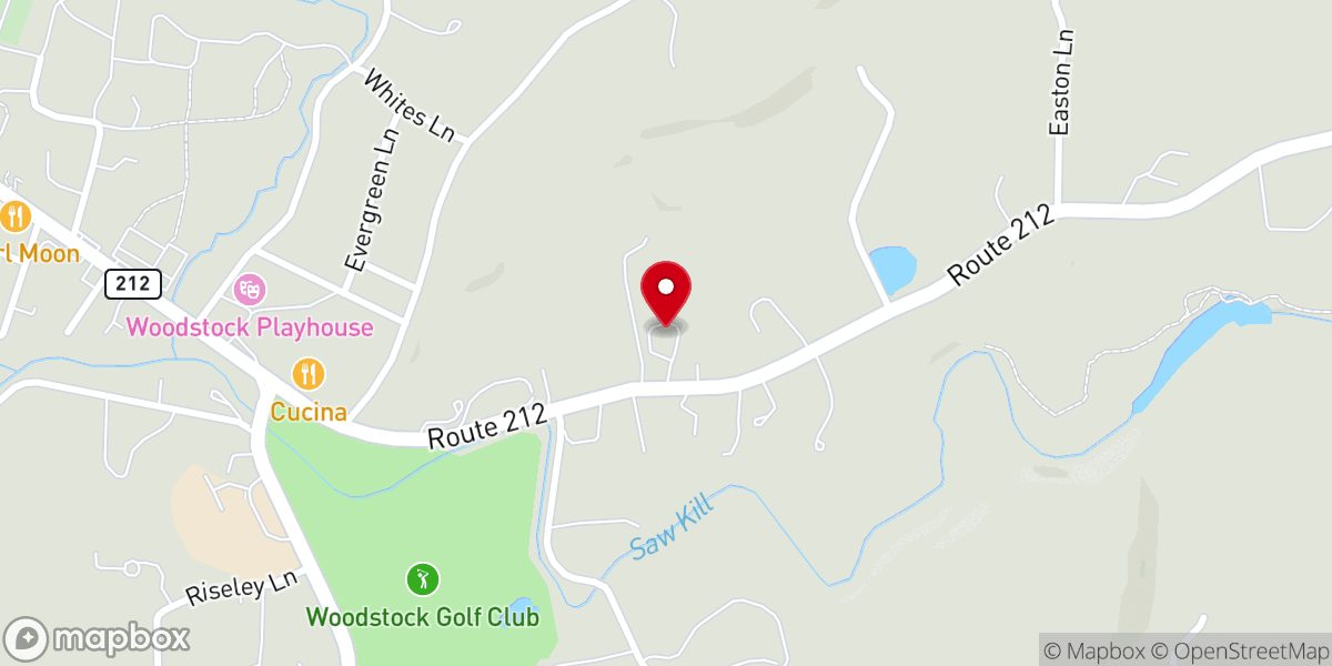 Map showing location of St Gregory's Episcopal Church