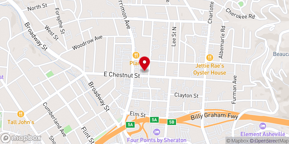 Map showing location of St Marks Evangelical Lutheran Church
