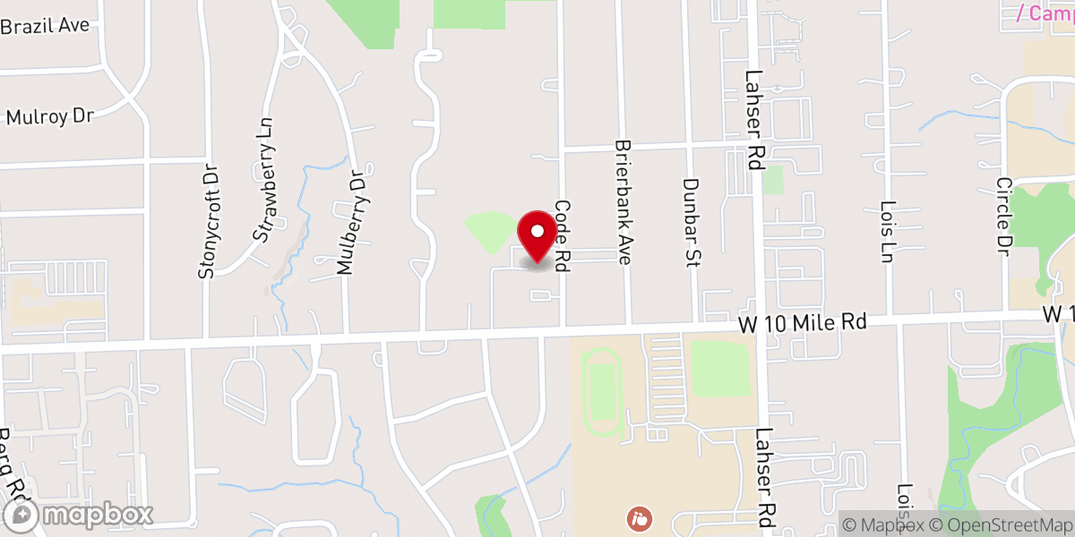Map showing location of Church of the Transfiguration