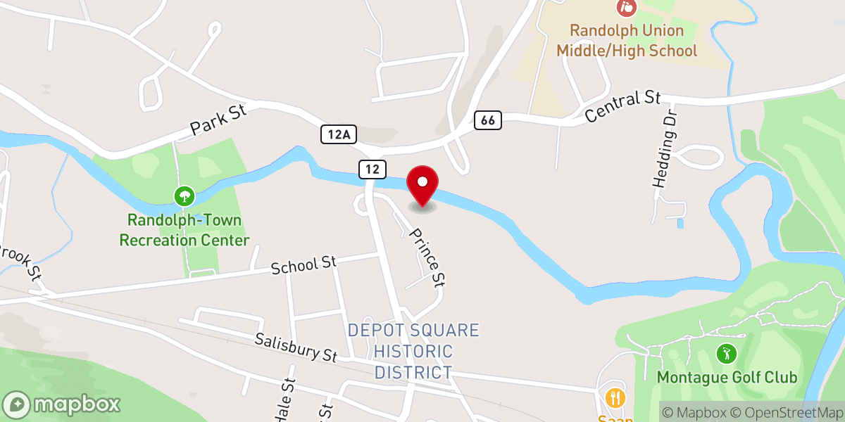 Map showing location of Grace Christian Church