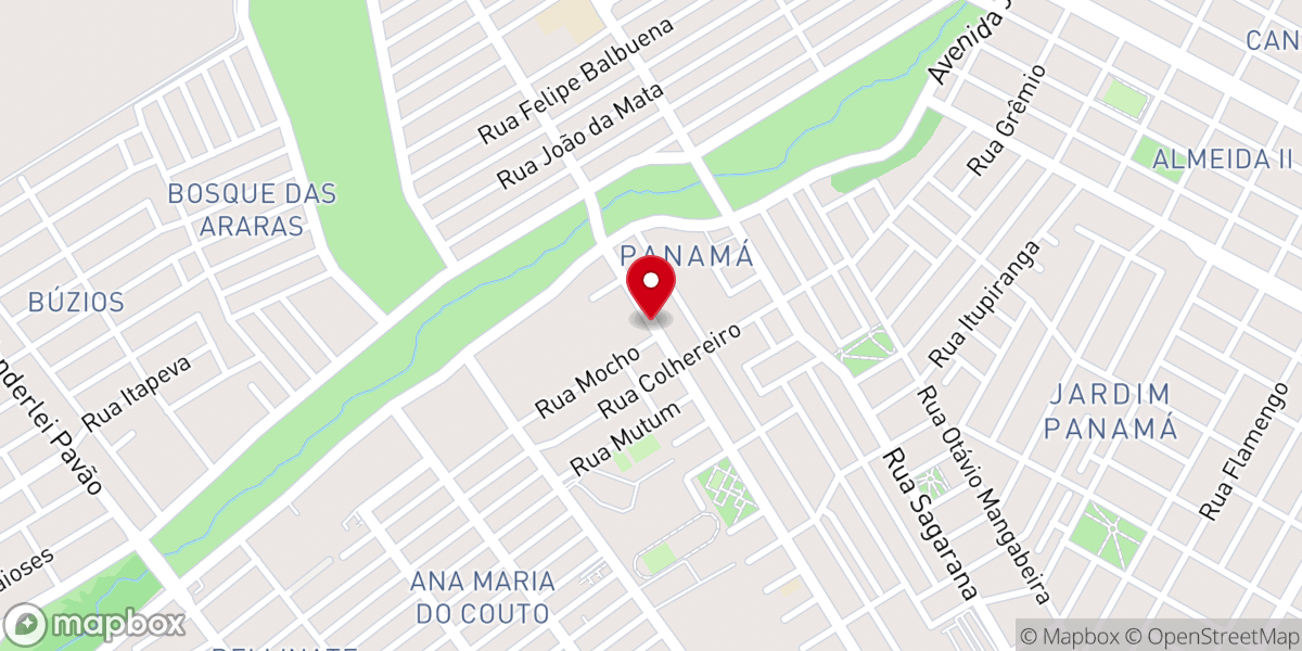 Map showing location of Paróquia São Francisco de Sales