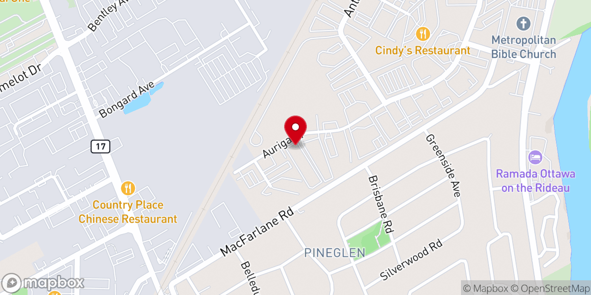 Map showing location of Union City Church