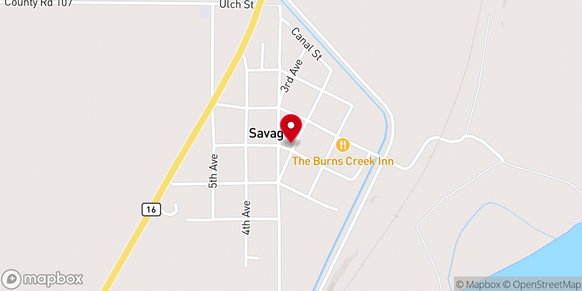 Map showing location of Saint Michael's Catholic Church