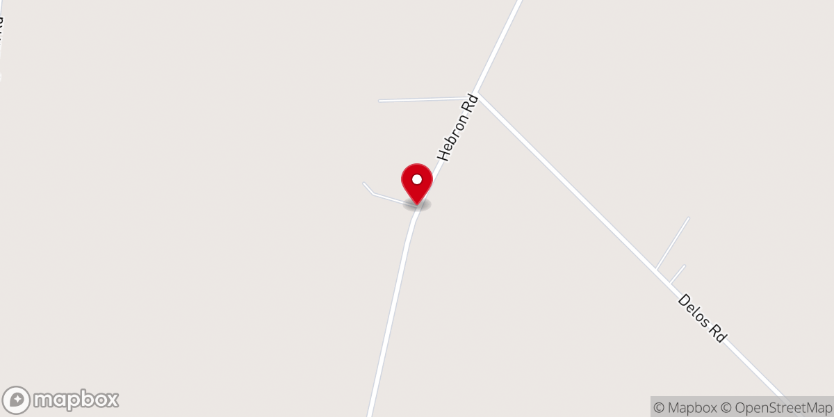 Map showing location of Goodwill Freewill Baptist Church