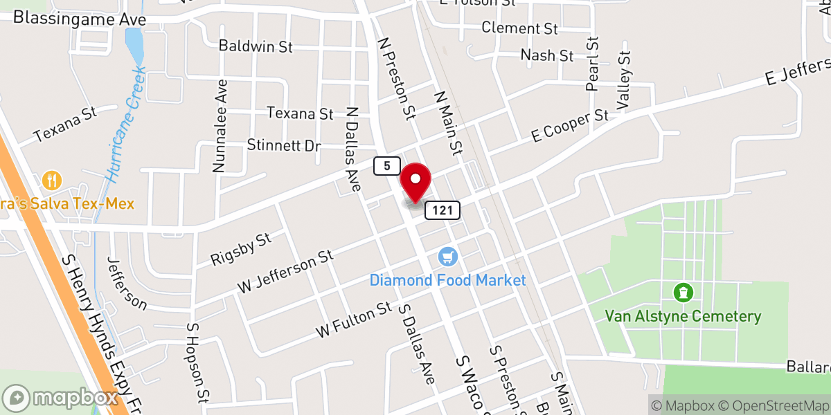 Map showing location of Be The Light Ministries