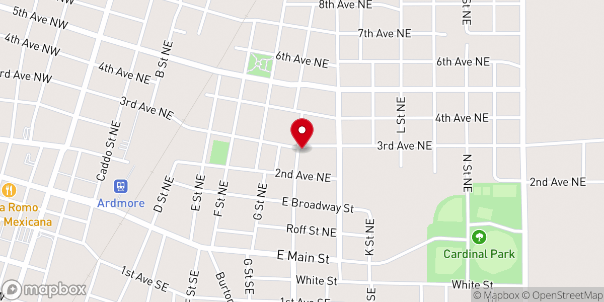 Map showing location of Metropolitan AME Church