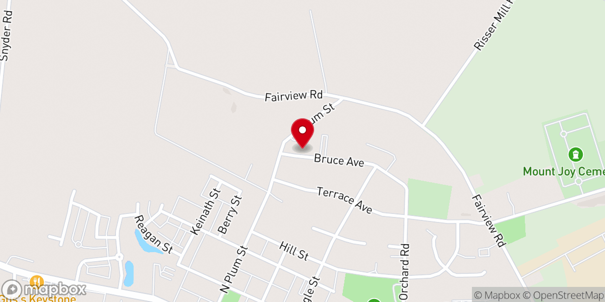 Map showing location of Florin Church of the Brethren