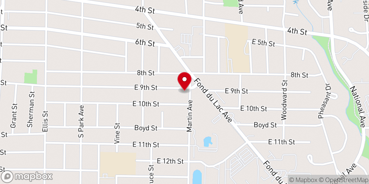 Map showing location of Essential Rock Church
