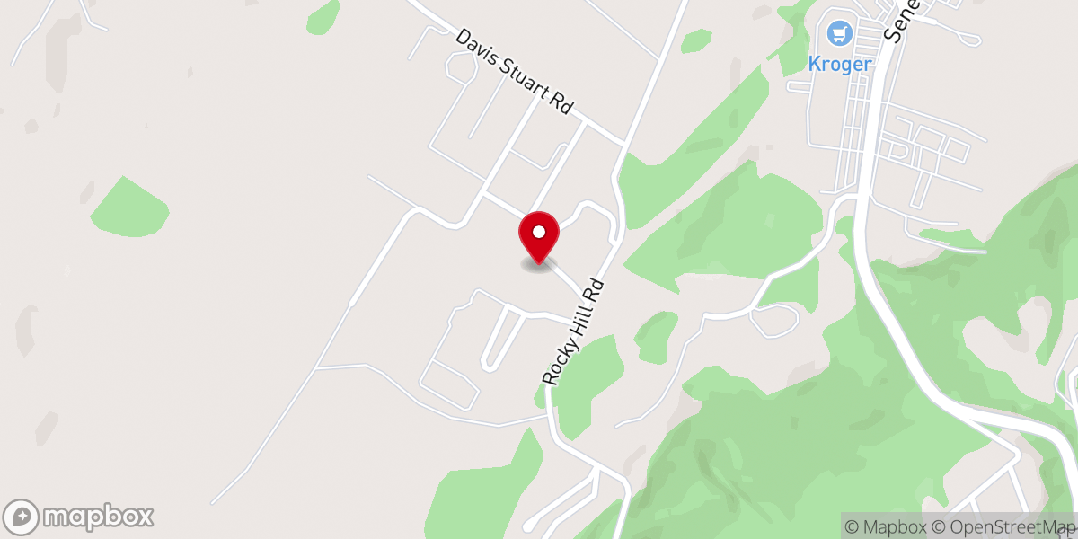Map showing location of Graystone Baptist Church
