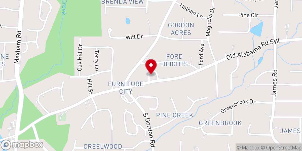 Map showing location of Sanctuary Church Fellowship