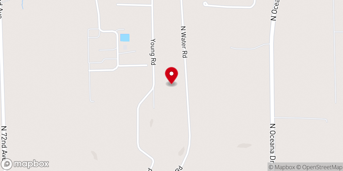 Map showing location of Our Savior Lutheran