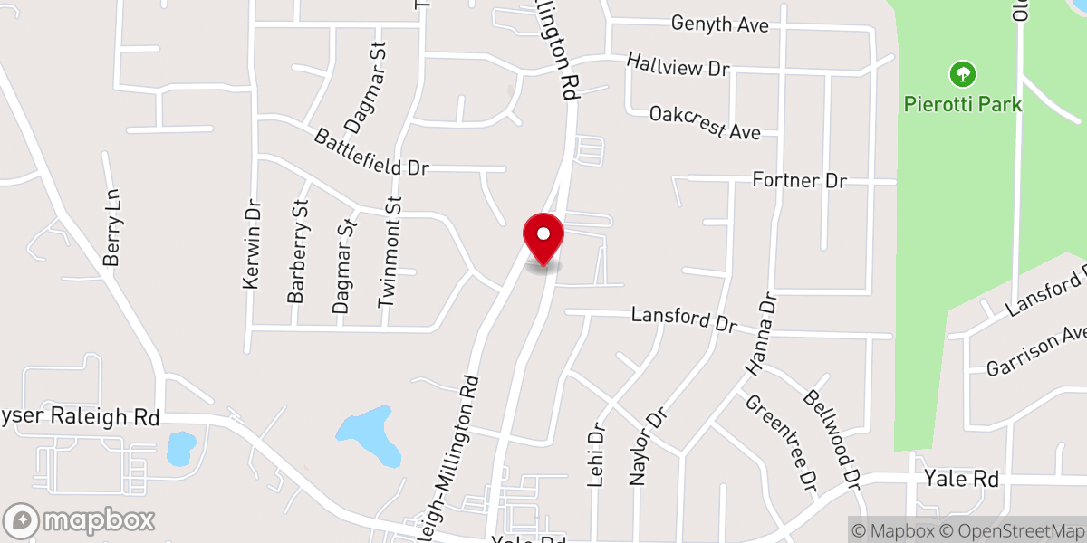 Map showing location of Living Manna Church of God
