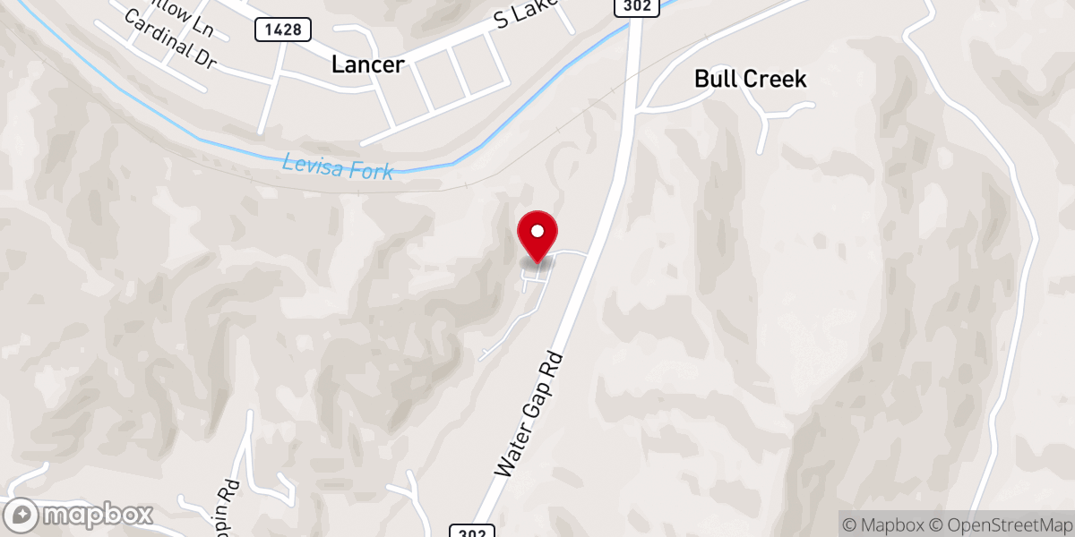 Map showing location of St Martha Catholic Church