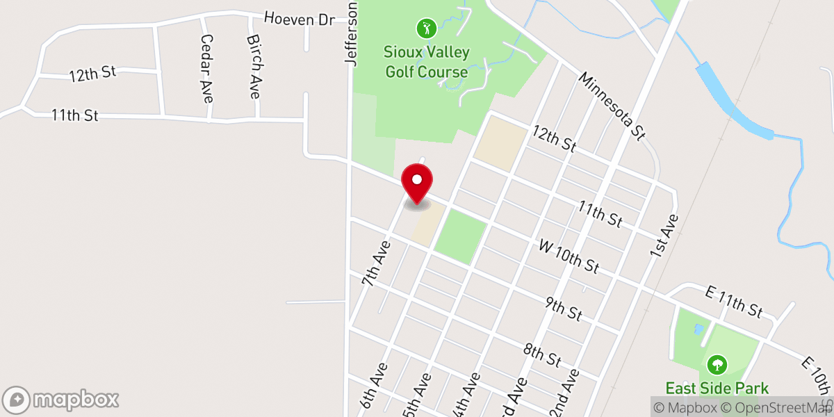 Map showing location of St Mary's Roman Catholic Church