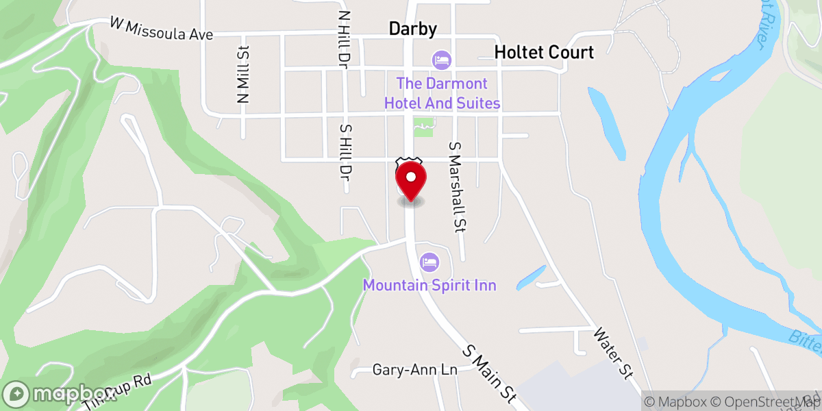 Map showing location of Family Fellowship Church