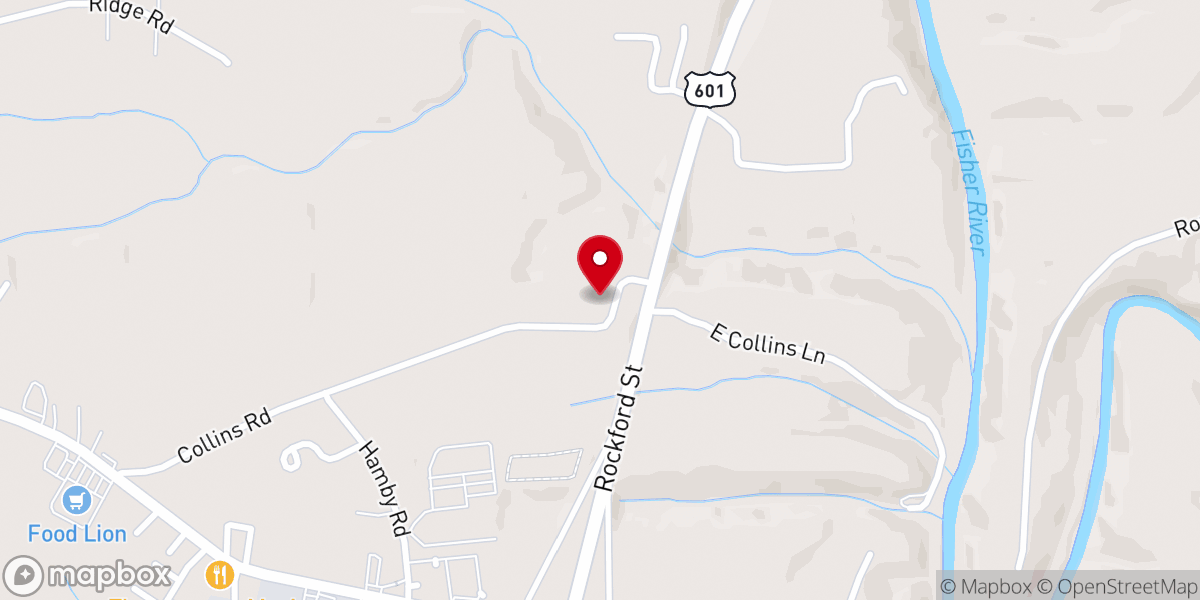 Map showing location of Church of God