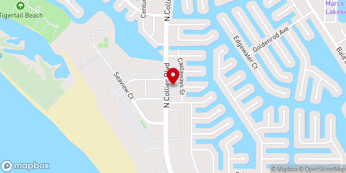 Map showing location of Clausen Properties Rentals