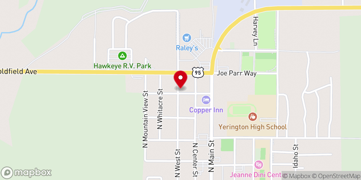 Map showing location of Church Of Christ