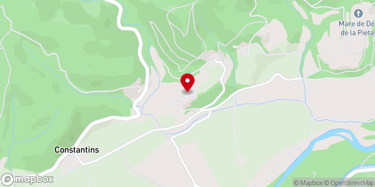 Map showing location of Iglesia de Sant Vicenç de Constantins