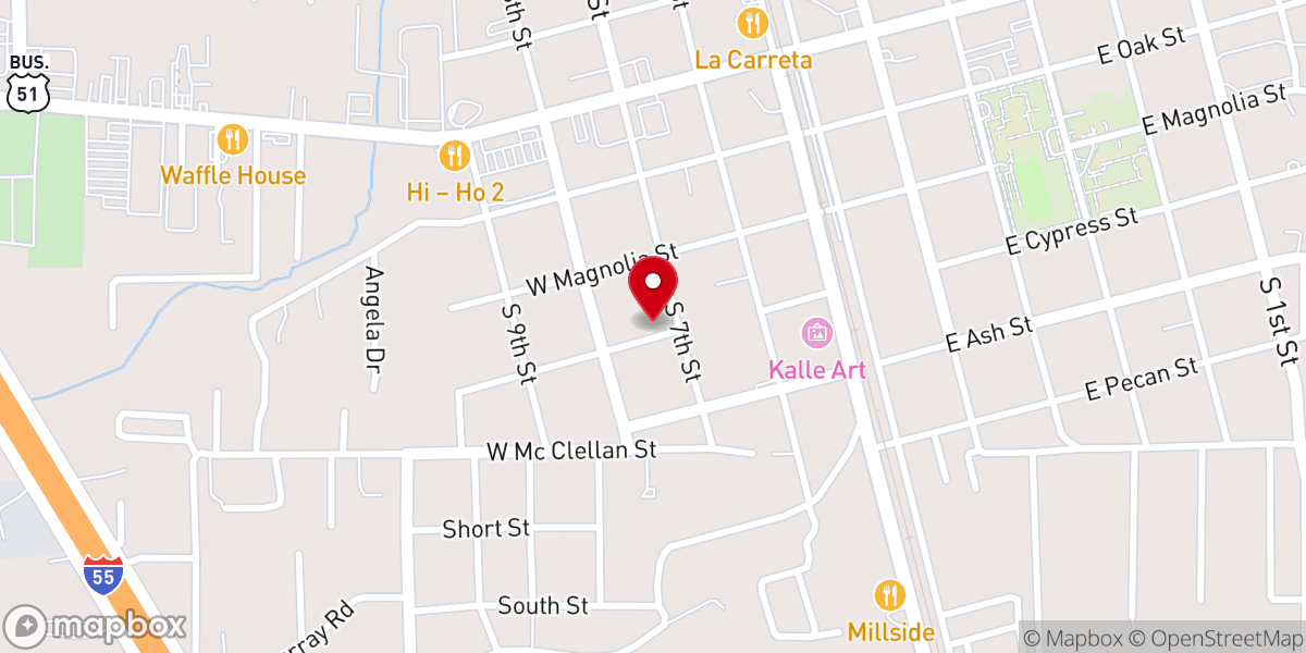 Map showing location of Journey Community Church