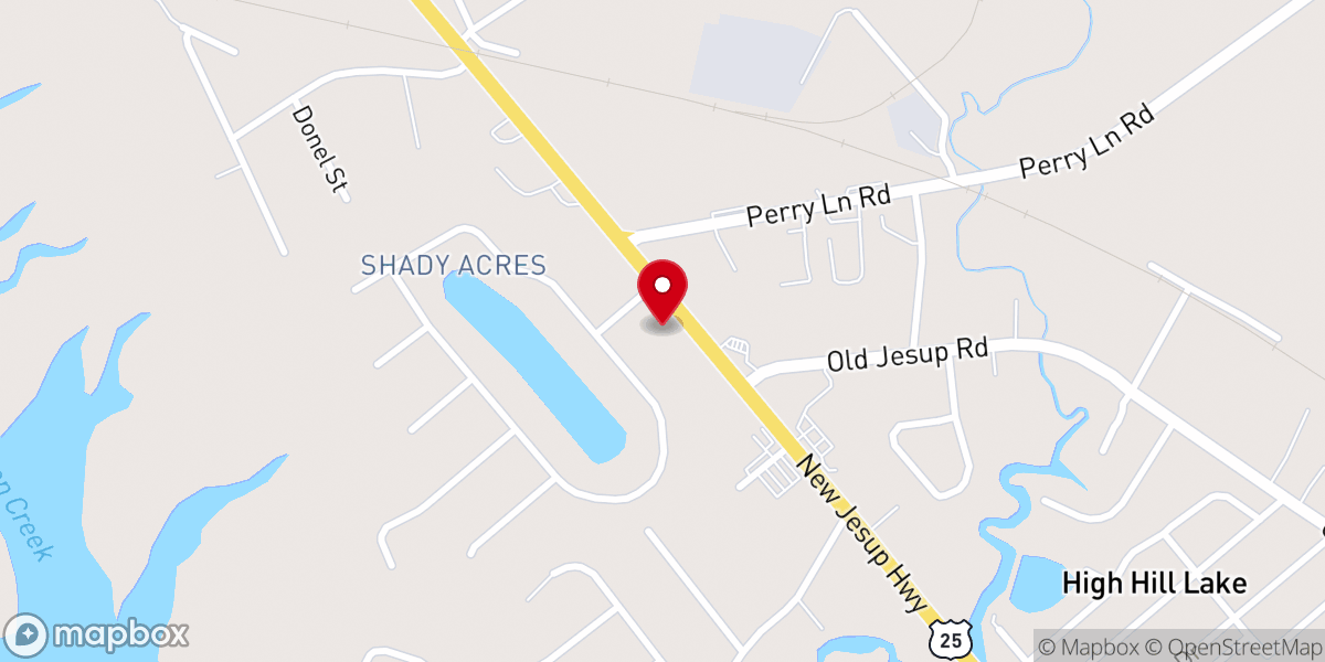 Map showing location of New Day Christian Fellowship