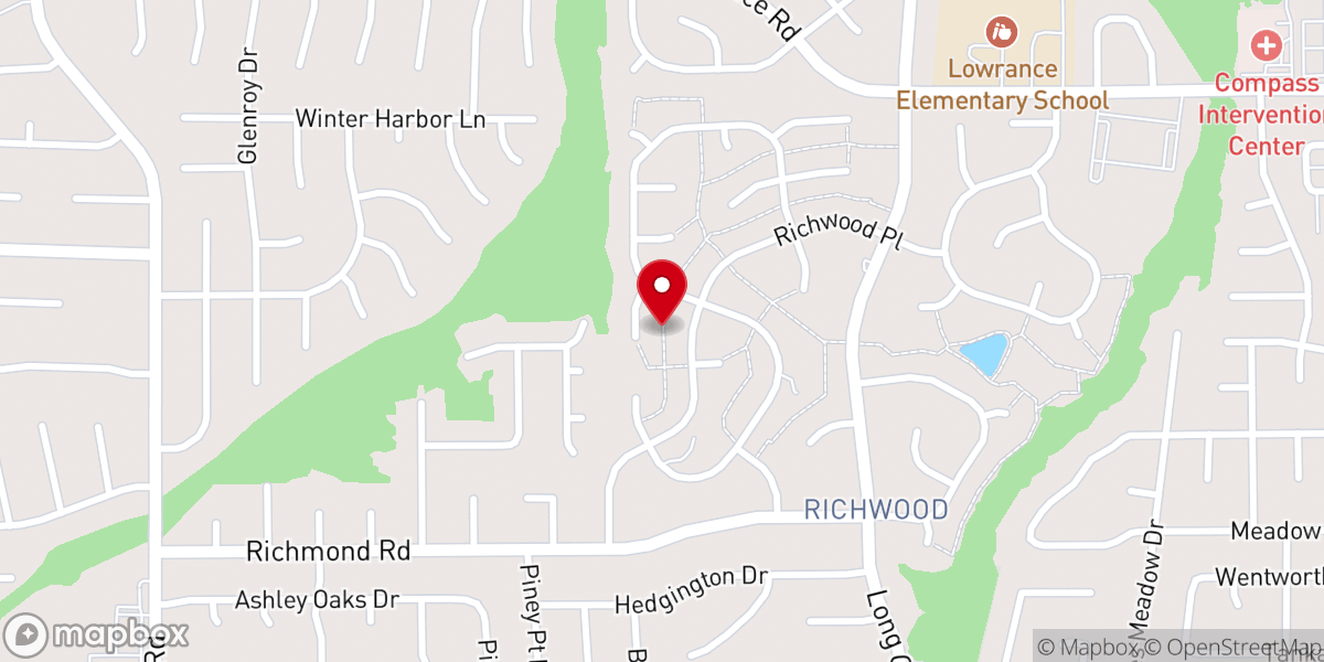 Map showing location of Higher Calling Ministries Inc