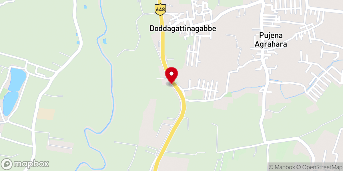 Map showing location of St. Thomas Jacobite Syrian Orthodox Church Whitefield / Hoskote