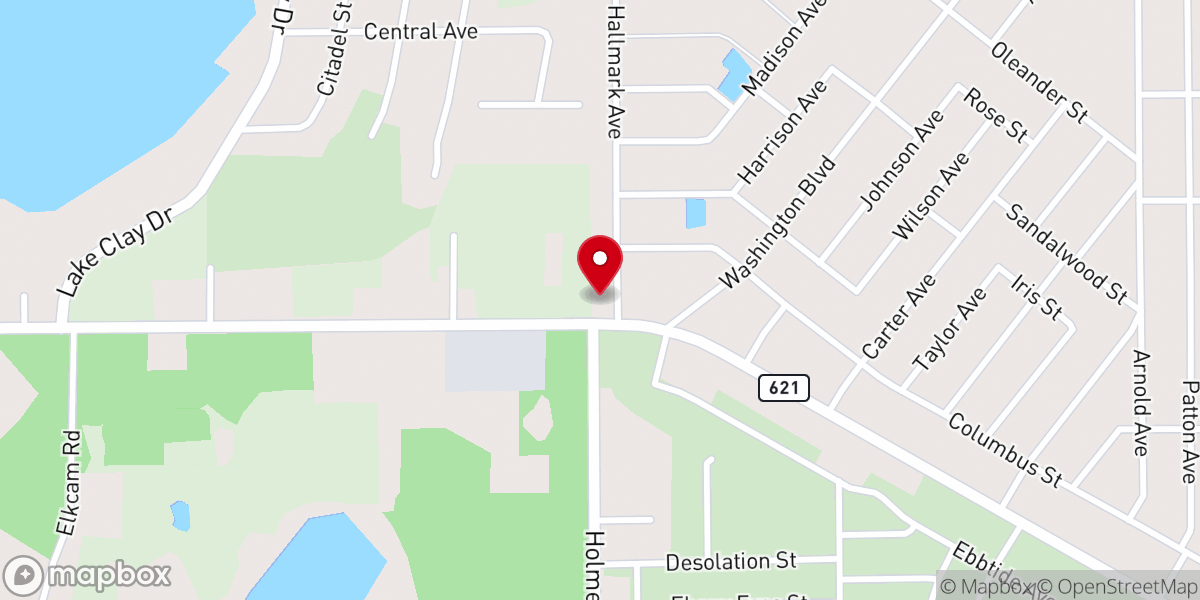 Map showing location of Church of God of Prophecy - Food Distribution Center