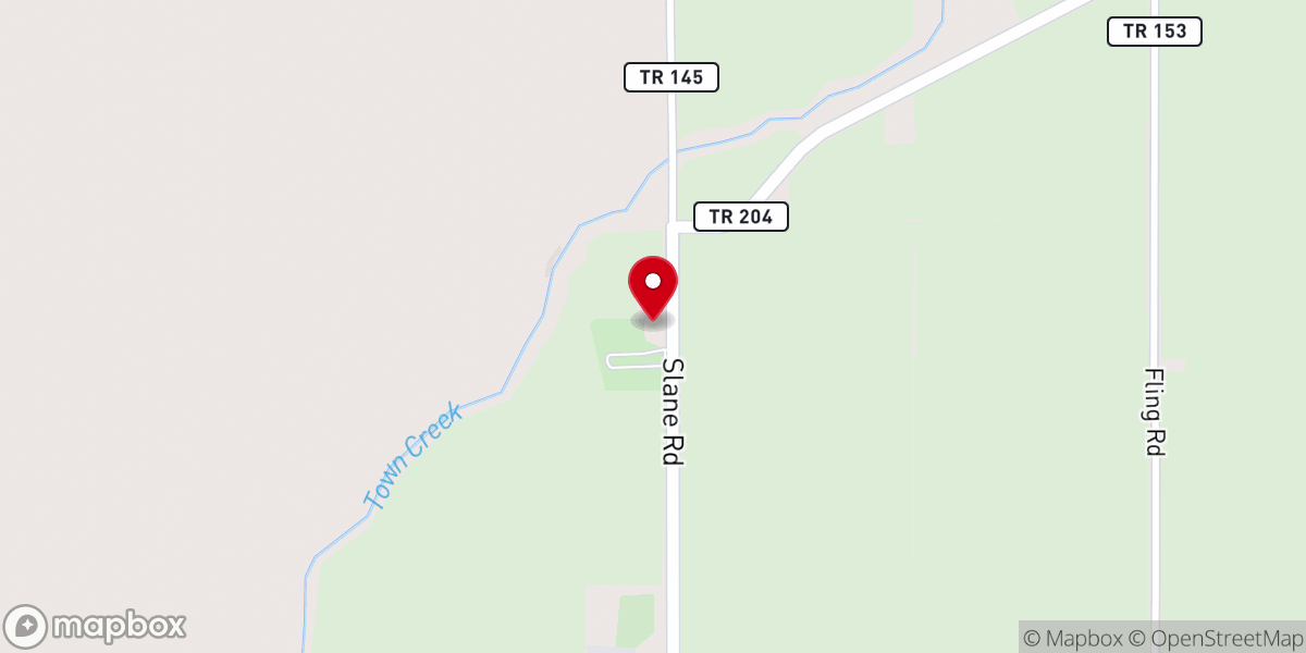 Map showing location of Pioneer Christian Ministries