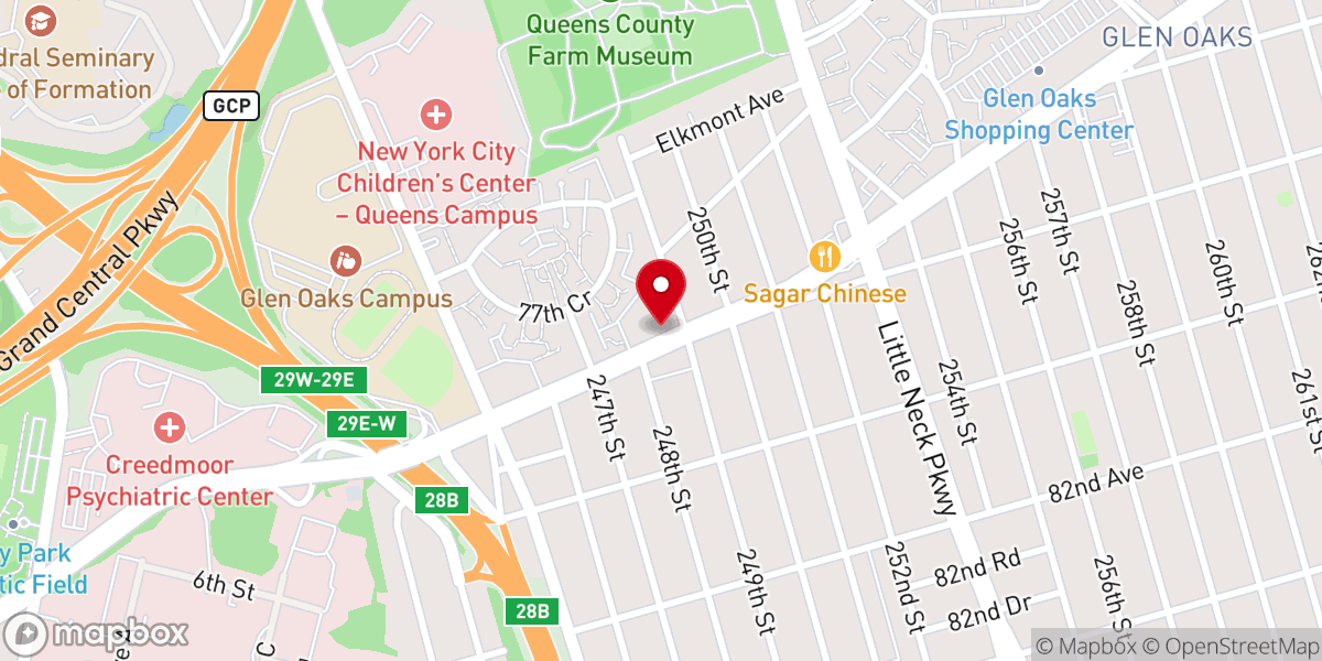 Map showing location of Jesus Come Alive
