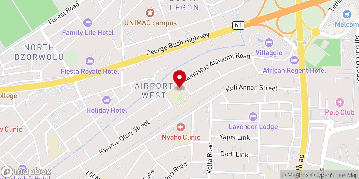 Map showing location of Mary Mother of Good Counsel Catholic Church