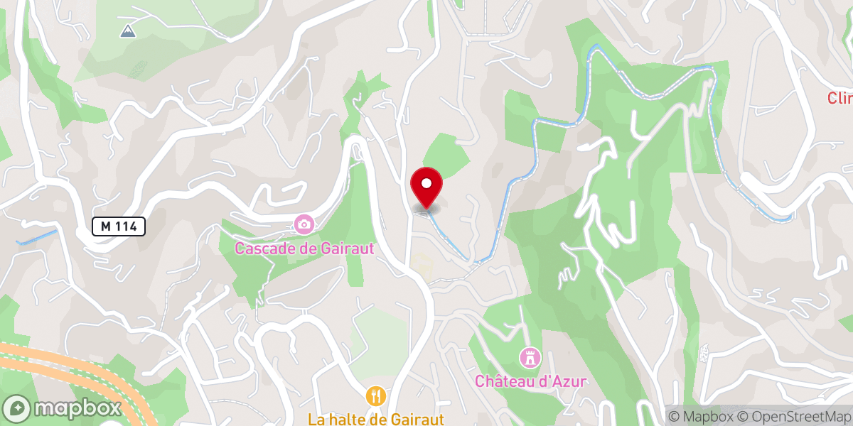 Map showing location of Promenade canal de gairaut