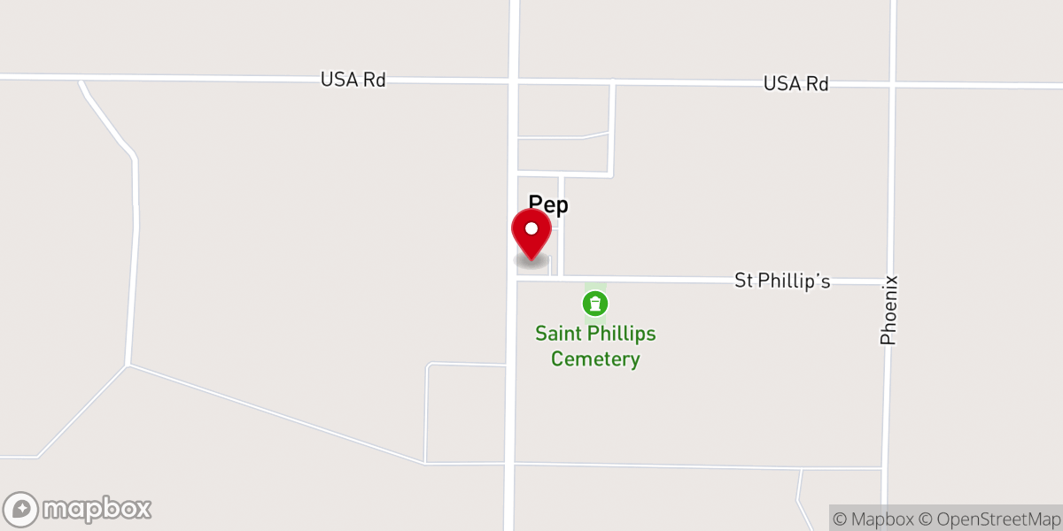 Map showing location of Saint Philip Neri Catholic Church