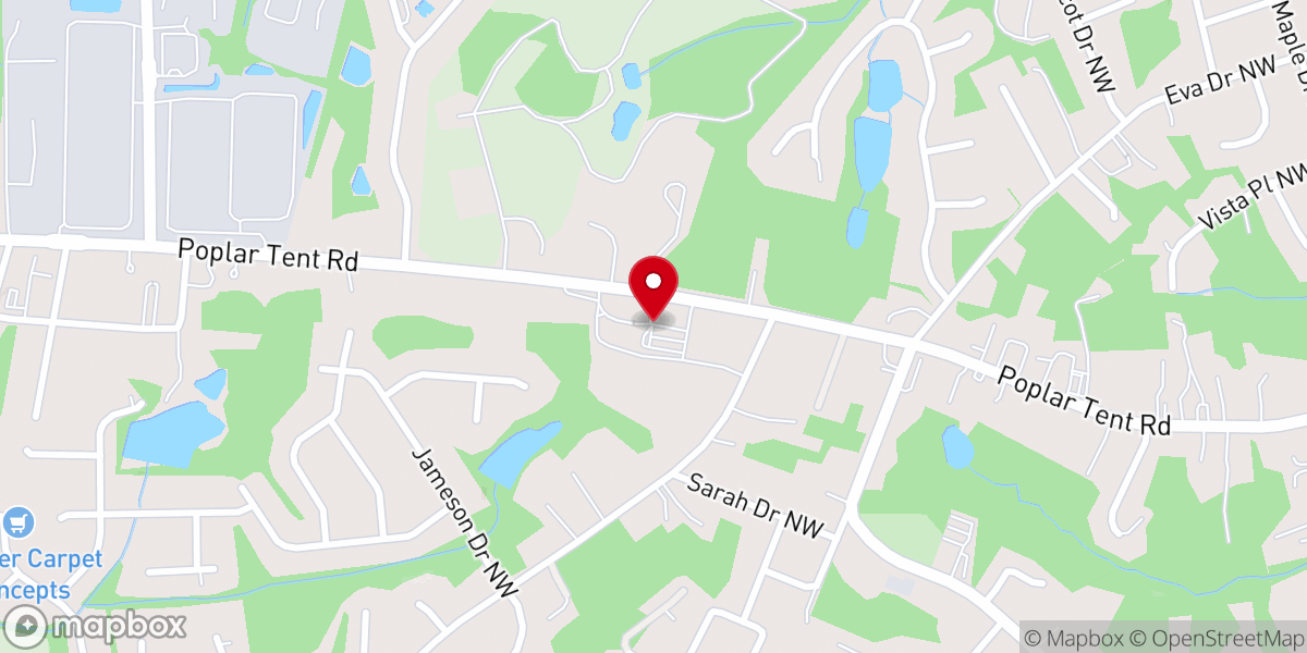 Map showing location of New Life Fellowship Church