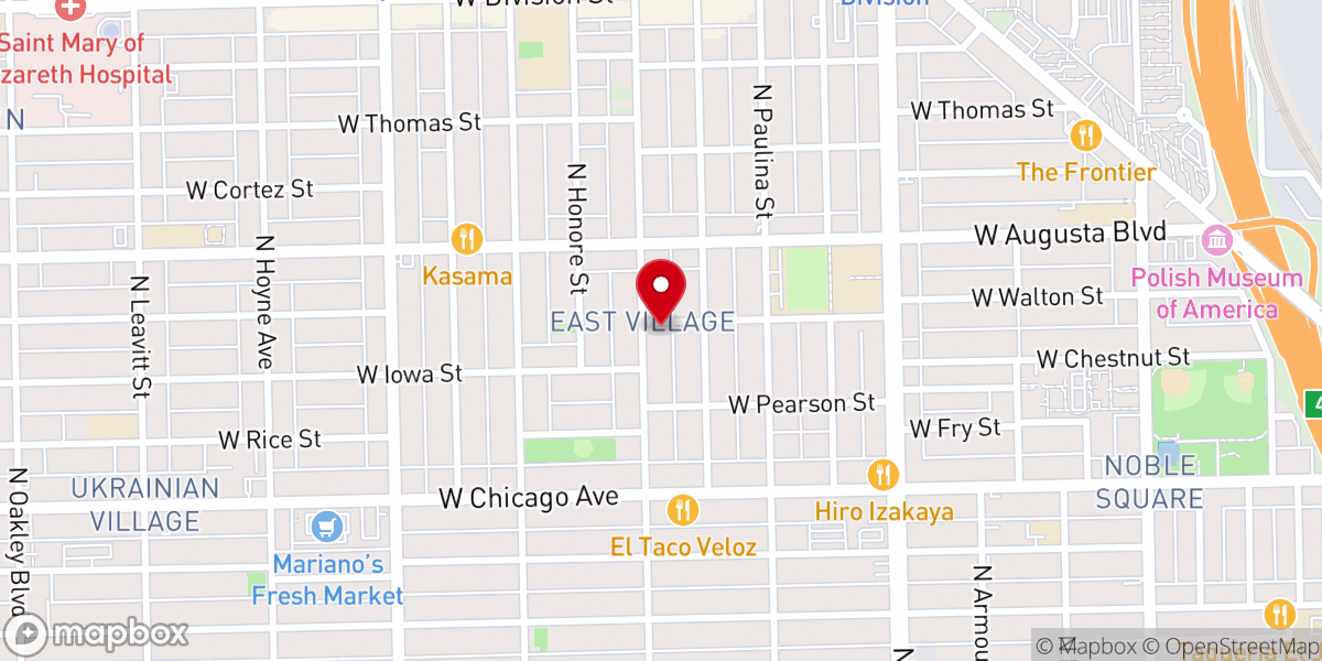 Map showing location of Saint George Orthodox Cathedral