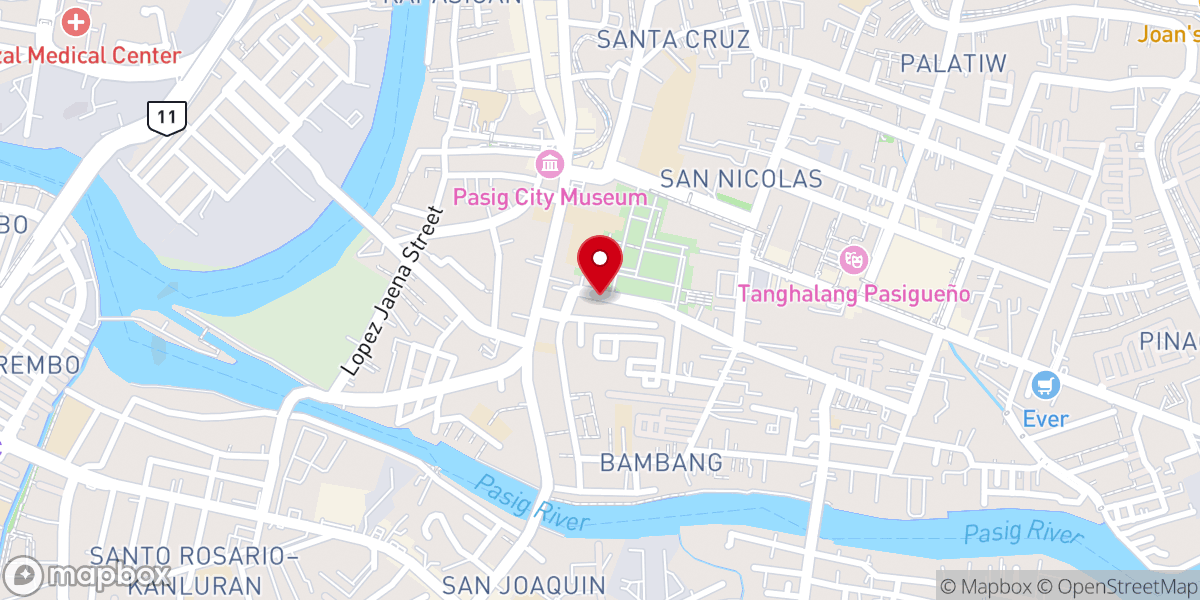 Map showing location of Pentecostal Missionary Church of Christ