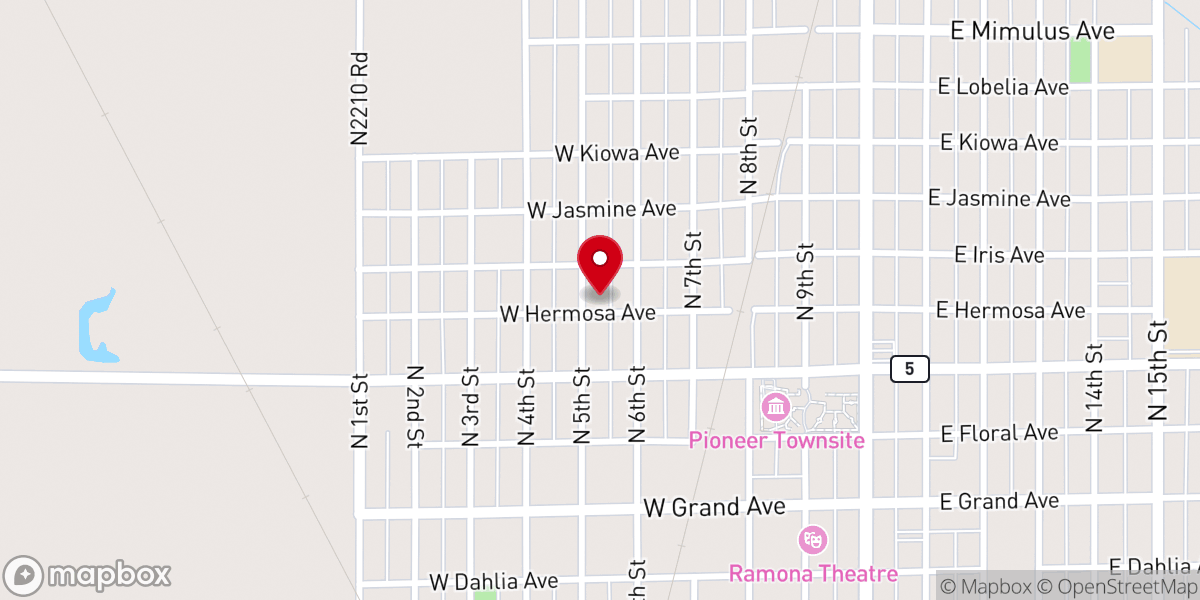 Map showing location of Church of the Living God