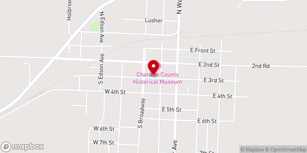 Map showing location of First Baptist Church Salisbury, MO