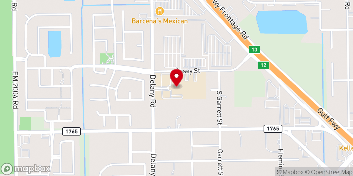 Map showing location of Abundant Life Christian Center