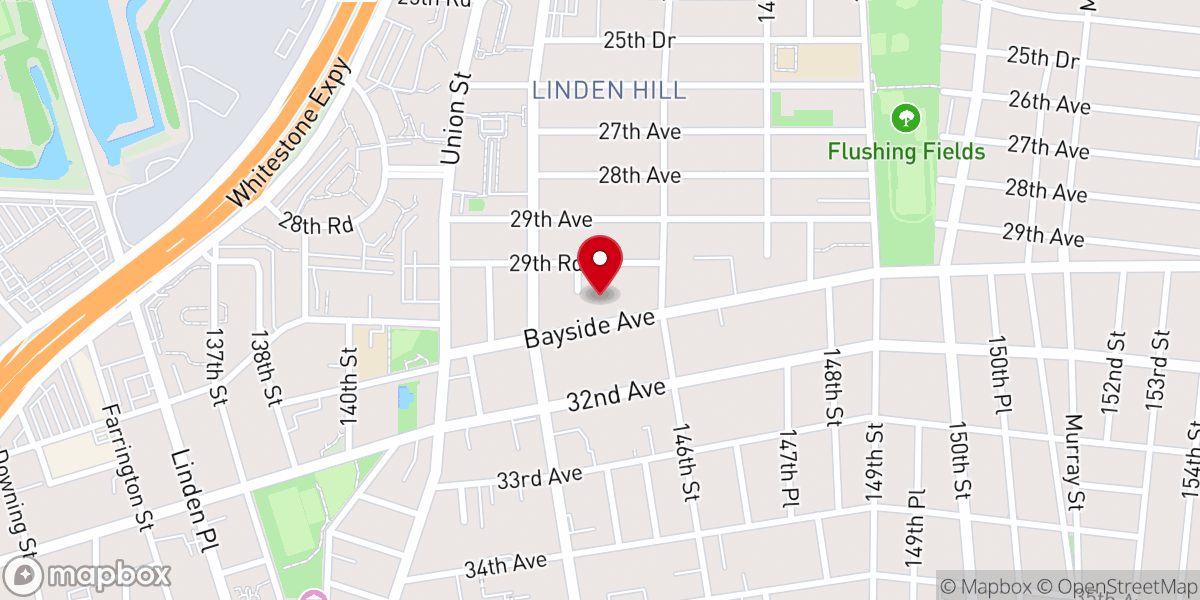 Map showing location of Assembly of God New York Jesus