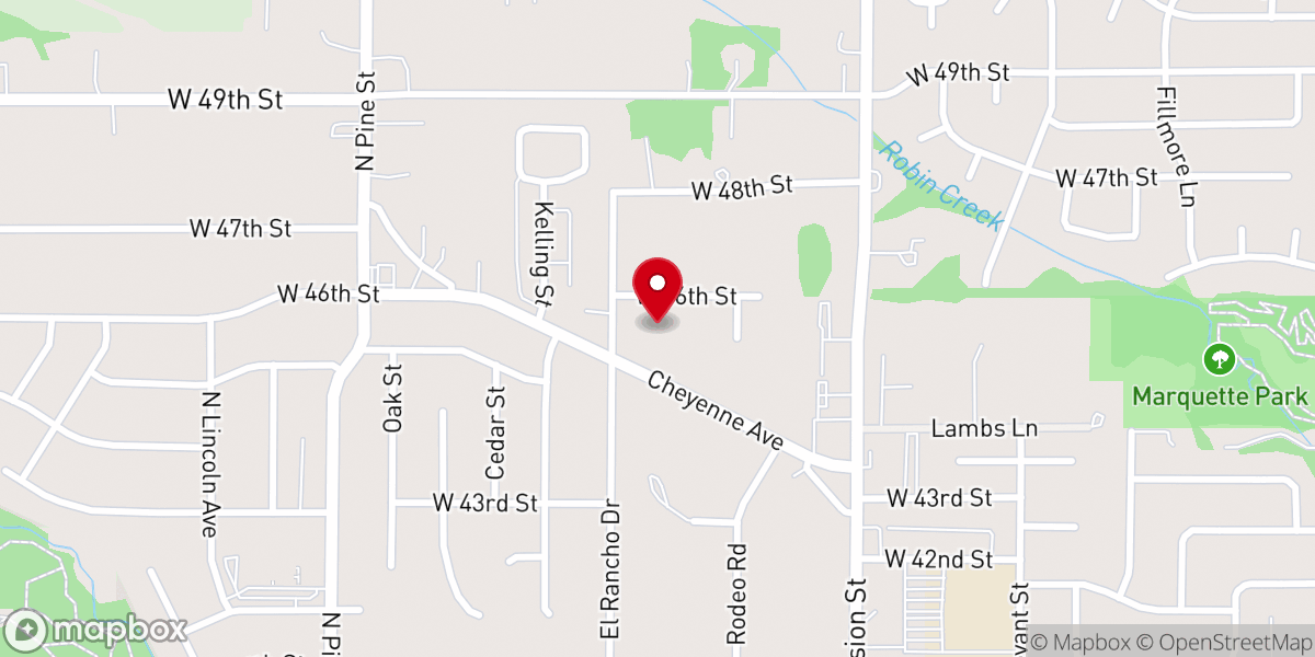 Map showing location of New Testament Baptist Church