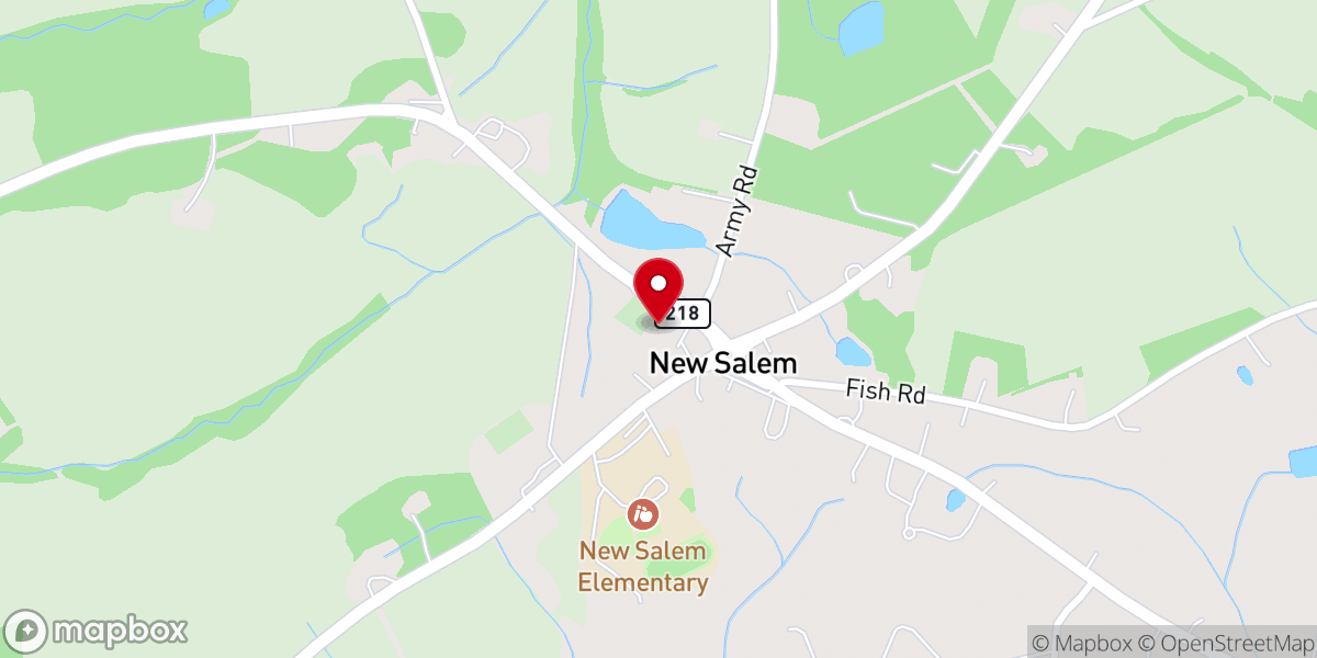 Map showing location of Mt Moriah Methodist Church