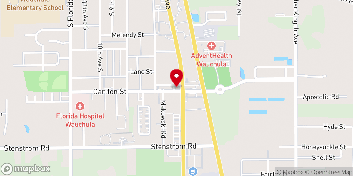 Map showing location of Alpha & Omega Freedom Ministries, Inc.