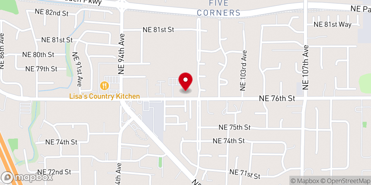 Map showing location of Grace Korean Church