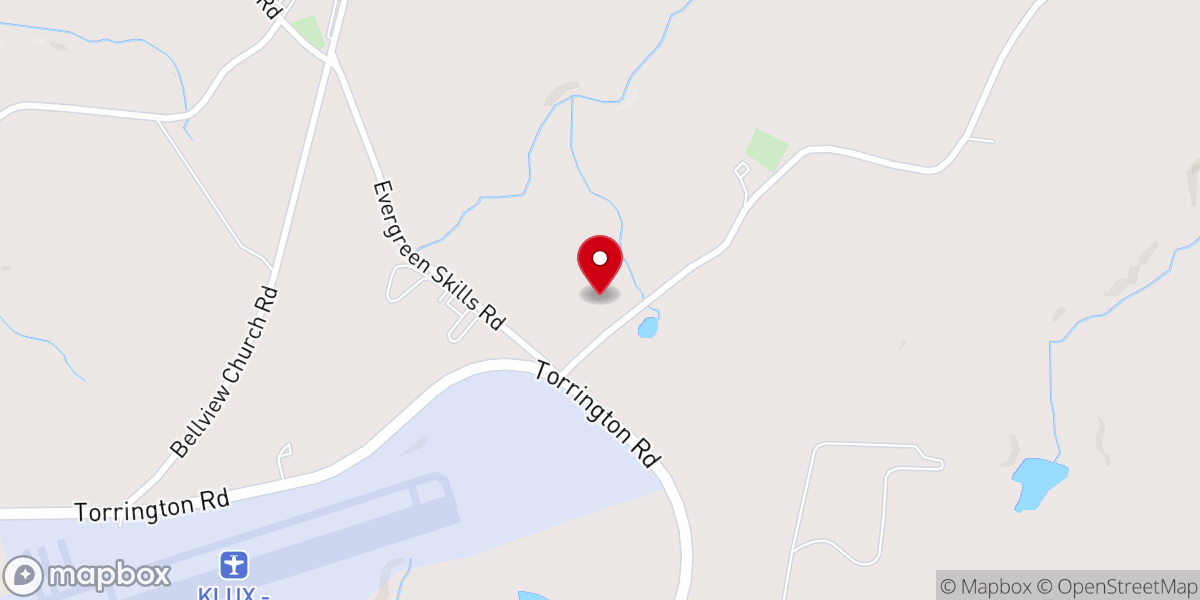 Map showing location of Laurens County Sheriff's Animal Shelter
