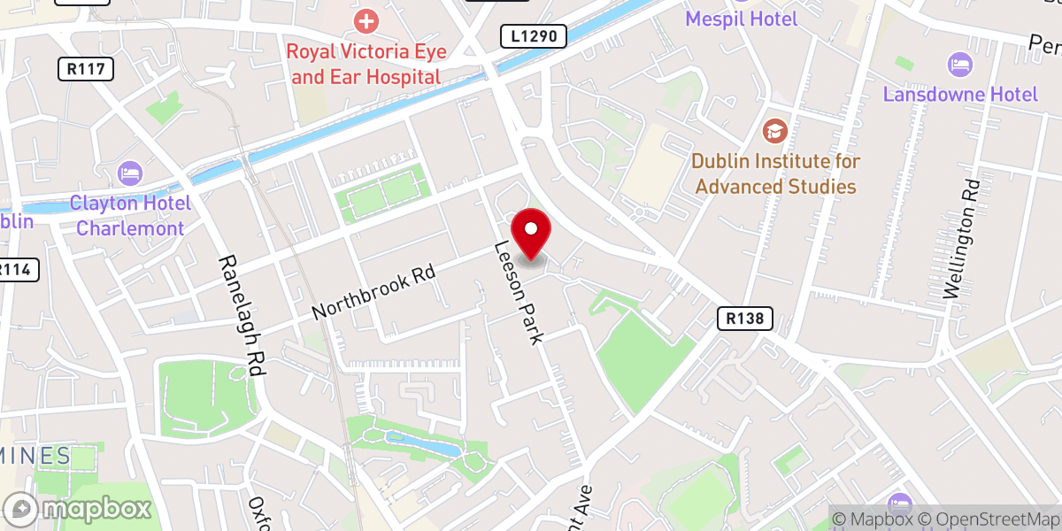 Map showing location of Methodist Centenary Church